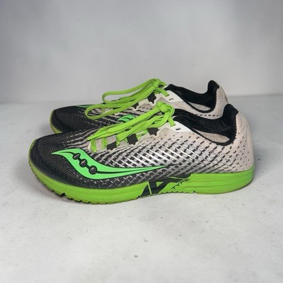 Saucony Type A9 Sneakers Men's Size 9 Green White Slime Lifestyle Running Shoes