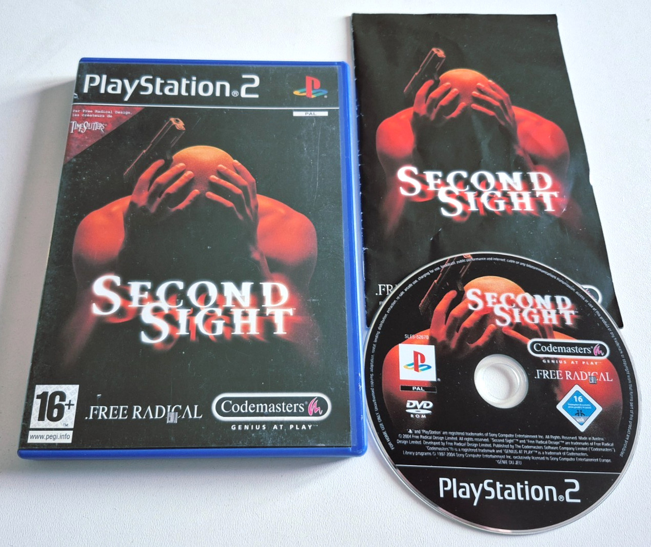 Second Sight - PlayStation 2 PS2 - PAL FR - Complet