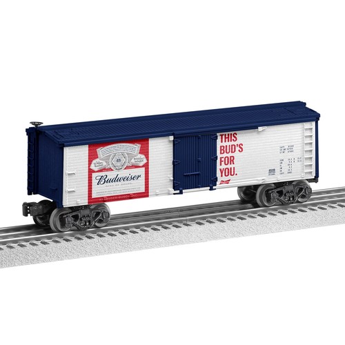 Coche frigorífico Lionel Trains 6-85428 Budweiser, calibre O, nuevo en caja | Condition: New