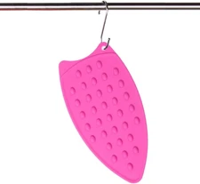Versatile Pink Silicone Iron Rest Pad, Heat Resistant & Non-Slip for Crafts