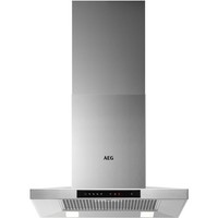 AEG 6000 Series 60cm Pyramid Chimney Cooker Hood - Stainless Steel DKB5660HM