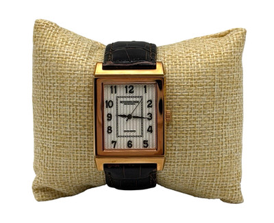 Stuhrling Gatsby Original 359 Swiss Quartz Watch Gold Tone Embossed Leather Band