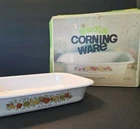 Vintage Corning Pyrex Spice O’ Life Open Roaster Pan A-21-8 in Box EUC