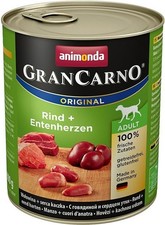 animonda GranCarno Hunde Nassfutter mit Rind ...