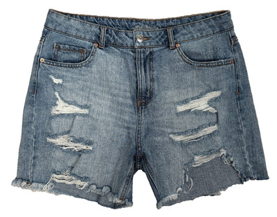 Wild Fable Size 12 Womens Denim Jean Shorts Cut Offs Distressed High Rise Short
