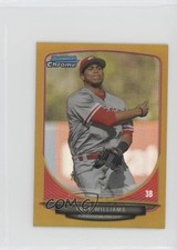 2013 Bowman Chrome Minis Gold Refractor 16/50 Trey Williams #253 3f4