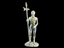 VERONESE TIN KNIGHT with Halberd (AT08080A2)
