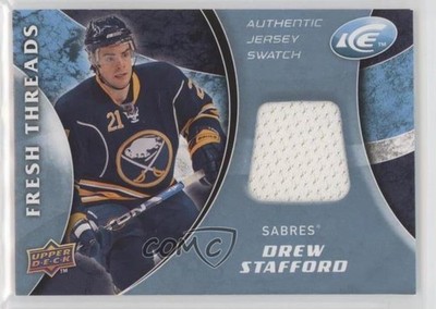 2009-10 Upper Deck Ice Fresh Threads Drew Stafford #FT-DS av1