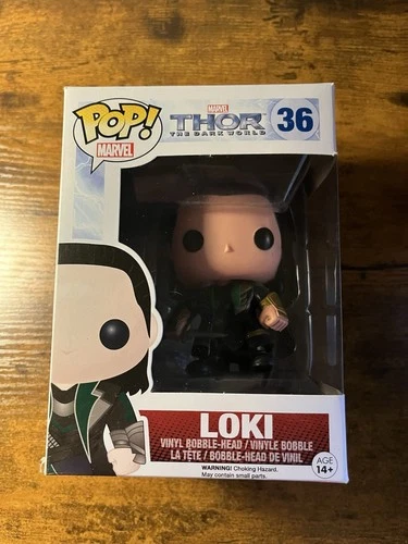 Funko Pop! Marvel Thor The Dark World #36 Loki Vinyl Figure Damage