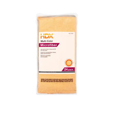 Microfiber Towels 16x16in 24-Pack Multi-Purpose Cleaning Auto Detail Lint-Free