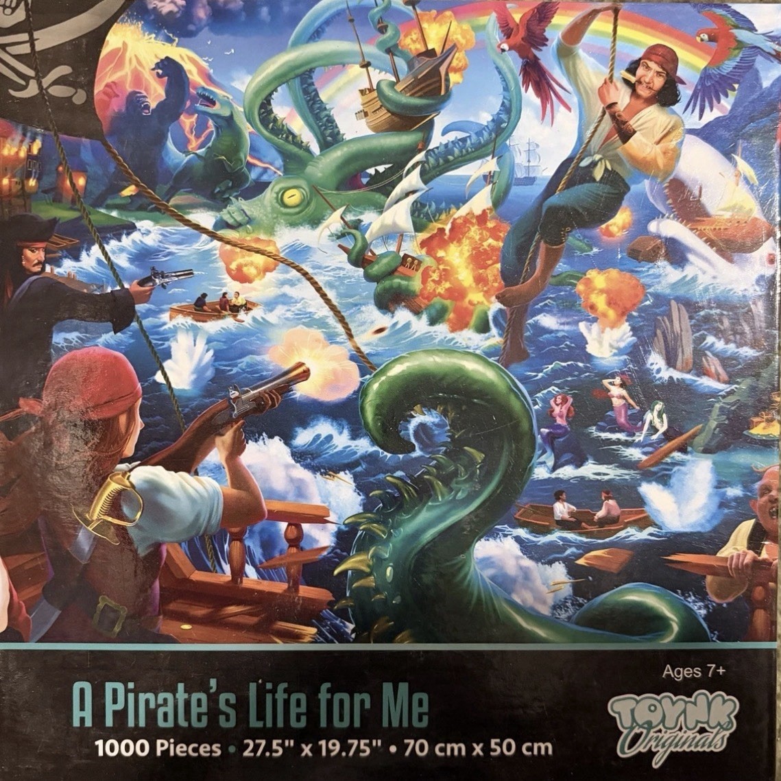 *NEW SEALED*A Pirate's Life for Me! Fantasy Adventure Puzzle 1000 Piece Jigsaw