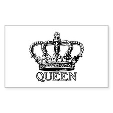 CafePress Queen Crown Rectangle Sticker Sticker rect.  180393489 