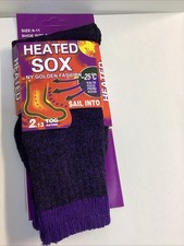 Mens Winter Heavy Duty Heated Thermal Warm Socks Insulated Boot Sox Size 9-11