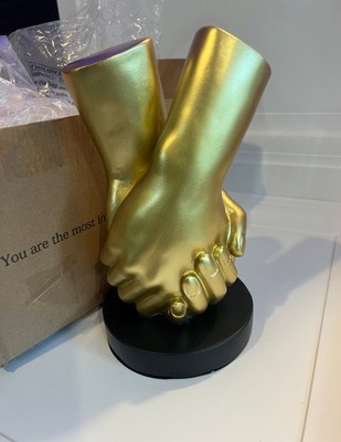 Gold Hand Statue Modern Aesthetic Decorations - Gold Accent House Decor