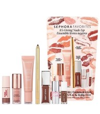 Sephora Favorites It's Giving Nude Lip Kit 7 Piece Set 2025 122 value