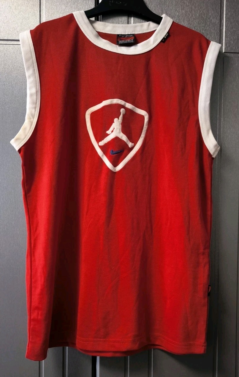 Vintage 90's Nike Premier Basketball Jersey Jordan Size L Rare  thumbnail 6