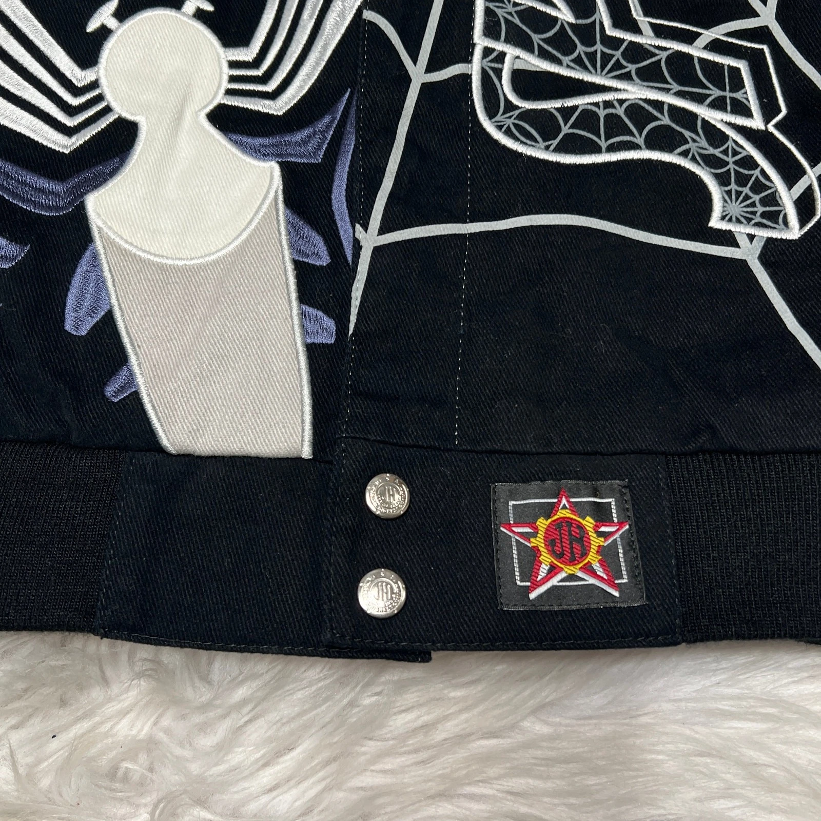 MARVEL SPIDERMAN SYMBIOTE JACKET  BLACK