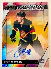 2024 Upper Deck O-Pee-Chee Platinum Cole McWard Sunset Rookie