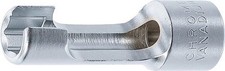 BGS | Spezial-Steckschl&uuml;ssel-Einsatz, geschlitzt | 10 mm (3/8") | SW 8 mm