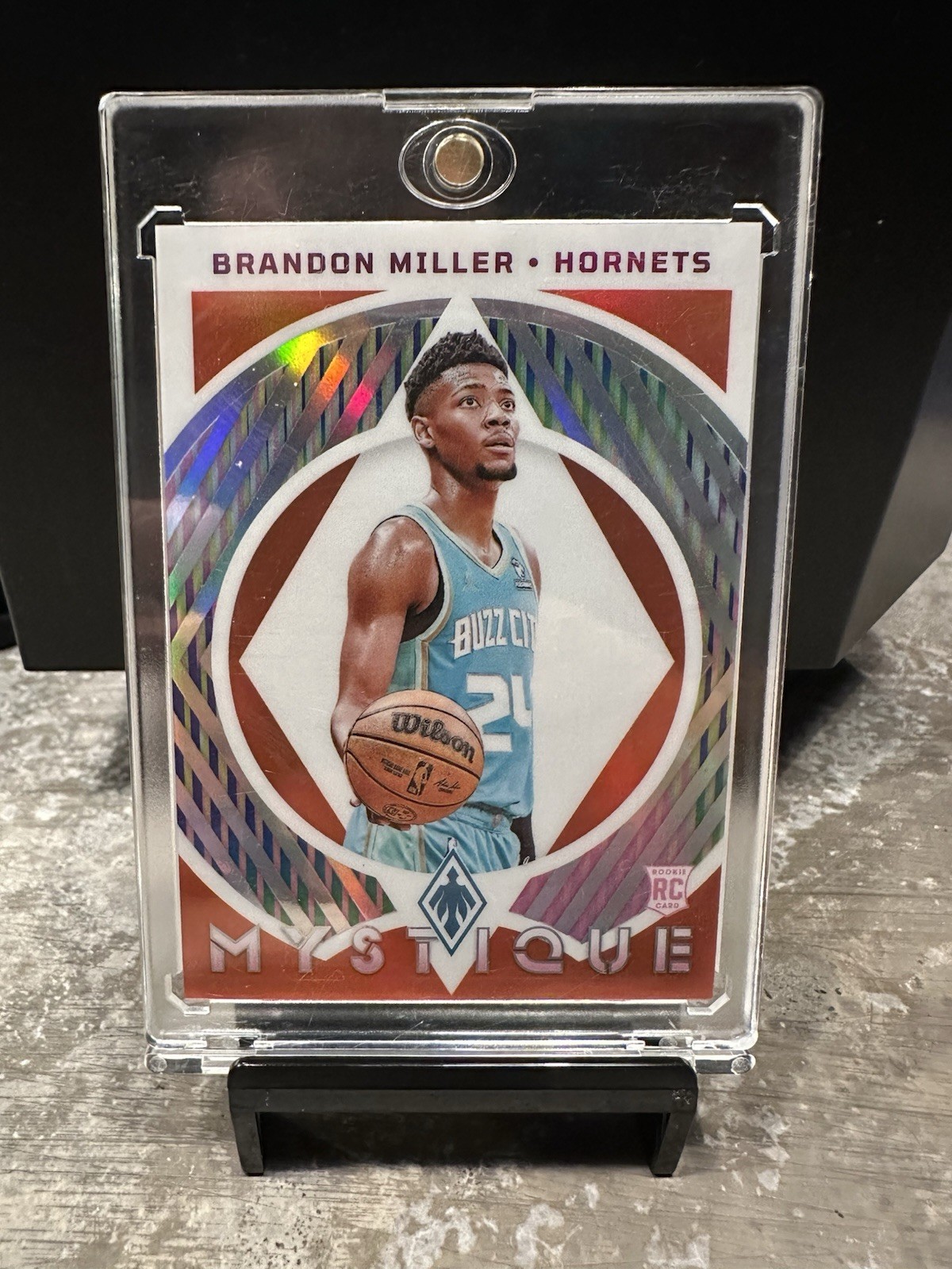 2023-24 Panini Phoenix Mystique Orange /49 Brandon Miller #13 Rookie RC