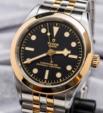 Tudor Black Bay 39 S&G Black Dial Steel & Yellow Gold Box Bracelet Auto 79663 8
