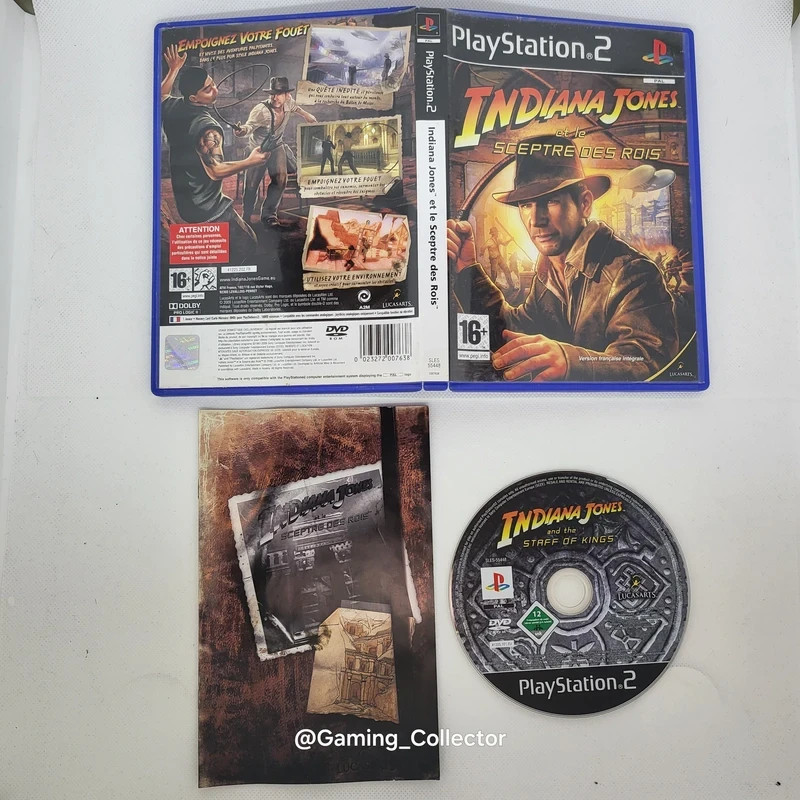 Indiana Jones et le sceptre des rois : Jeu complet pour Ps2 en VF