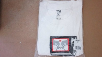 Obey TV Shirt White XXL 2XL New - Never Worn