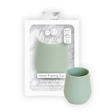 Tiny Cup Sage - 4 months - 100 Silicone Training Cup for Infants - Design...