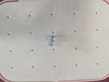 14k WG Topaz Pendant with Diamonds