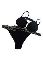 Victoria's Secret Black Matching Bikini Set