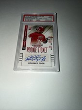 Rougned Odor 2014 Donruss Rookie Ticket Auto Card Graded PSA 9 #12 RC. rookie card picture