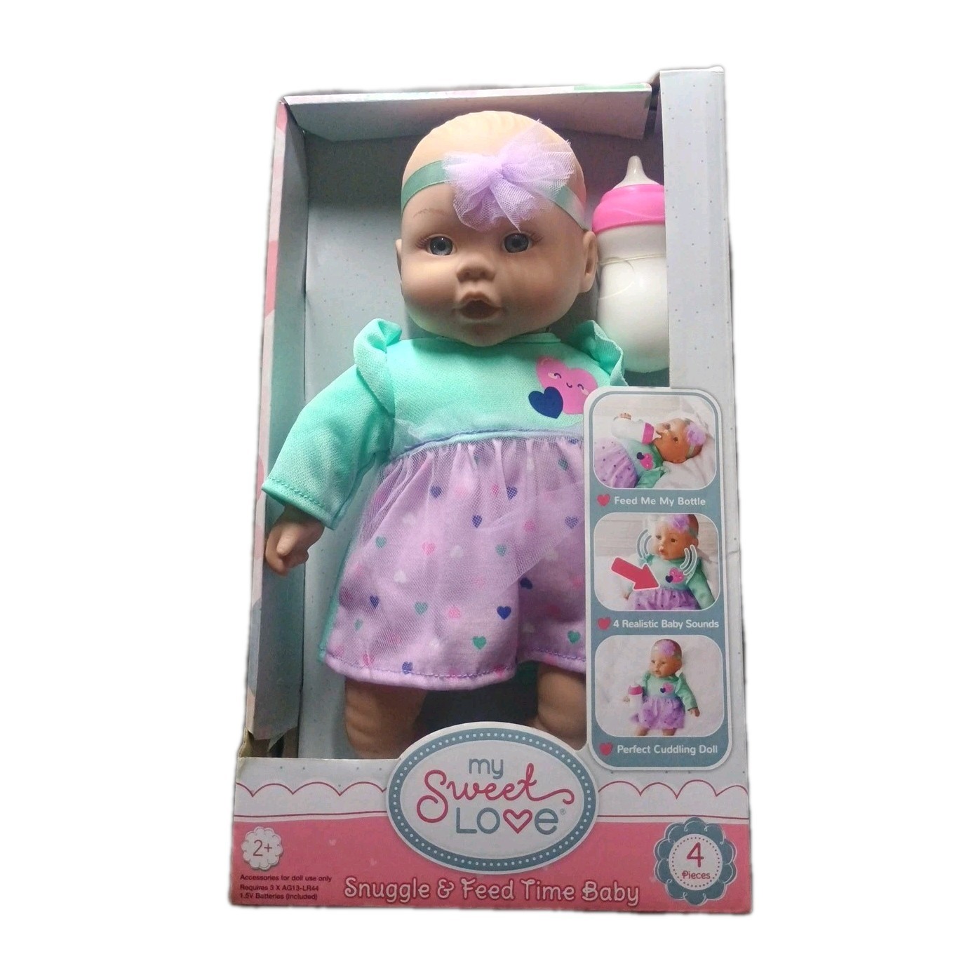 My Sweet Love Feed and Cuddle 12.5" Baby Doll with Sound Fea
