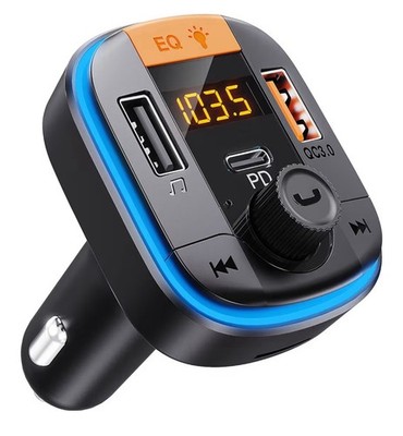 Bluetooth FM Transmitter for Car - BAISHUN Bluetooth 5.0 Adapter 