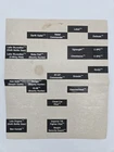Vtg Star Wars Action Figure Kenner Vinyl Collector's Case Sticker Sheet