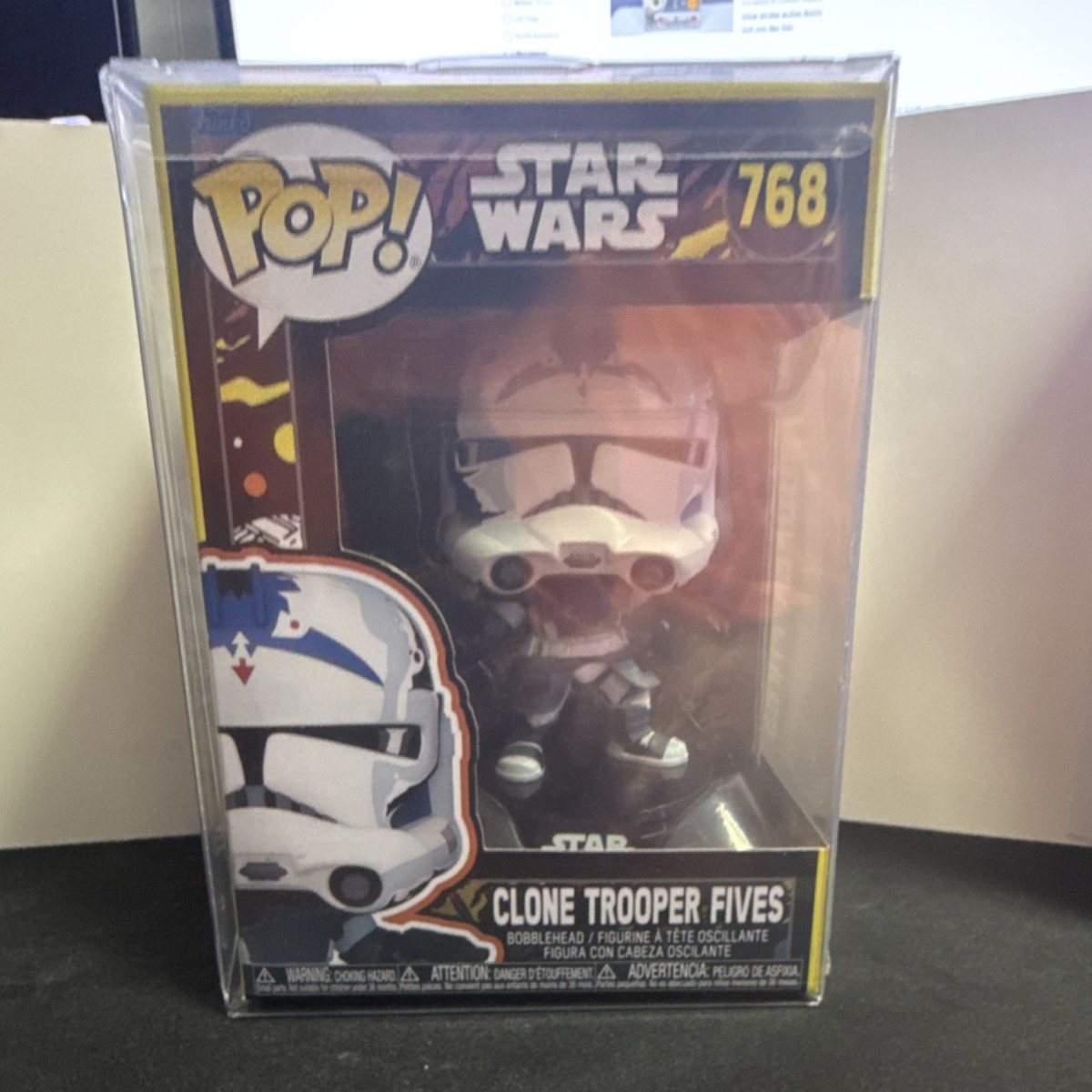 Funko Pop - 5箱 Funko Pop! Vinyl Star Wars Clone Trooper Fives #768 Bobblehead