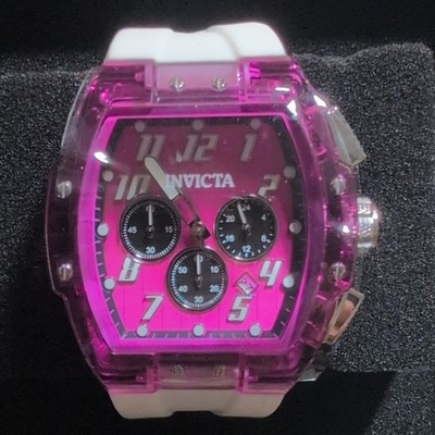 Invicta S1 Rally Kinesia Anatomic 47mm Men's Watch Purple White Strap (50079)