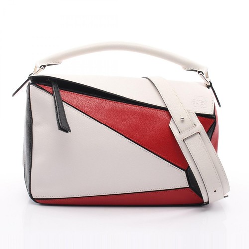 Bulk Purchase Loewe Puzzle Bag Medium  LOEWE Leather Handbag Calf Leather Used W