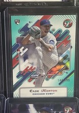 2025 Topps Pristine - Cade Horton #107 Aqua Refractor /199 (RC)