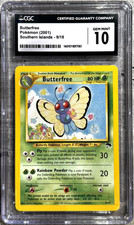 Pokemon Card Butterfree Promo CGC 10 Gem Mint, Southern Islands 9/18, 2001 (1) on eBay