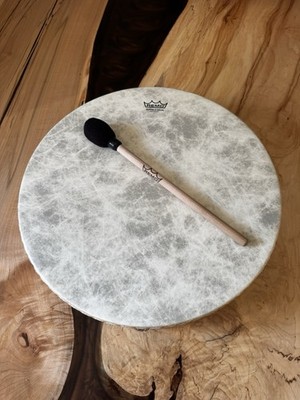 Remo White Textured Buffalo Drum Standard 16''