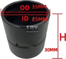 25MM Excavator Bucket Bushing (ID x OD x L) Pivot Pin Bushing Kit BEARING SLEEVE