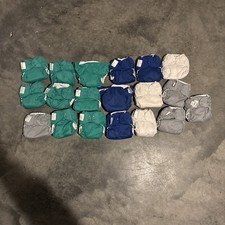 Bum Genius All-In-One Cloth Diapers Lot of 19 Read Description