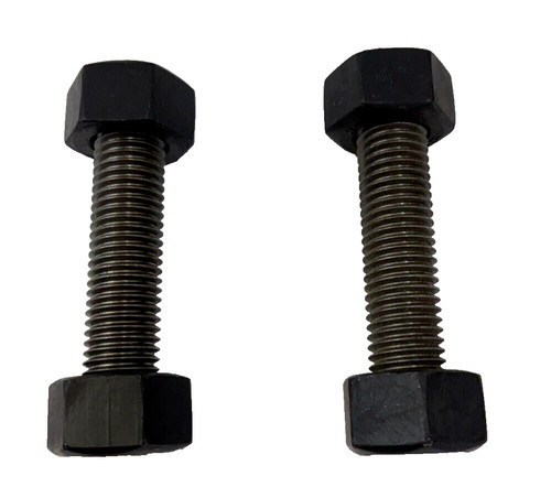 ALLOY STEEL 3/4"-10 X 4" FULL THREAD STUD W/ 2 HEX NUTS *LOT OF 2*