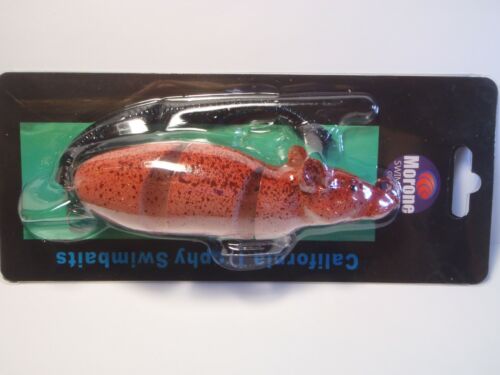 Morone Swimbaits TWO Rat Big Raton Otter Muskrat Swimming Swimbait bass Lure - Picture 3 of 8