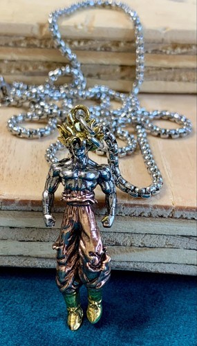 Nuevo 1 Pieza Dragon Ball DBZ Goku Anime Colgante Y Collar Colorido Collar - Imagen 11 de 19
