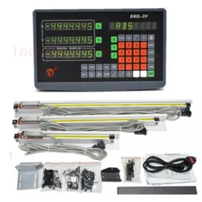 3Axis Dro Digital Readout TTL Linear Glass Scale 350&450&950MM Kit for Mill CNC