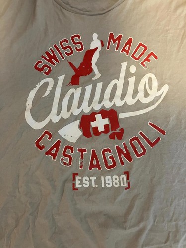 Claudio Castagnoli AEW  Swiss Made Shirt 3XL GUC