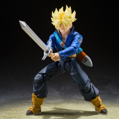 dragon ball figurine Trunk Futur Statuette Articulée Tenue Sayan 15Cm Manga
