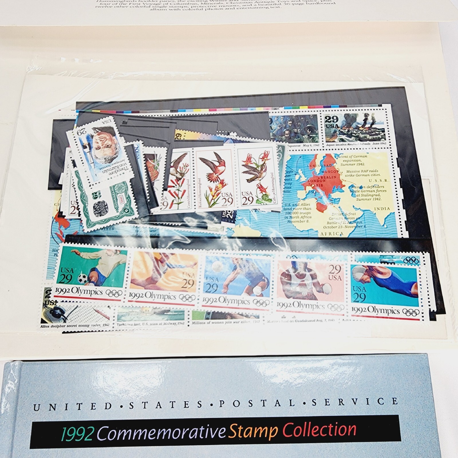 Stamp Collection Yearbook USPS Stamps Sealed Collector Book US Postal