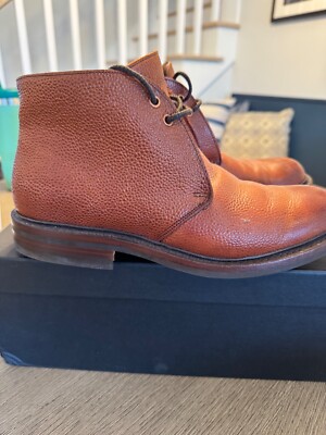 Joseph Cheaney Brown Lined Chukka Boots 7.5 UK 8.5 US